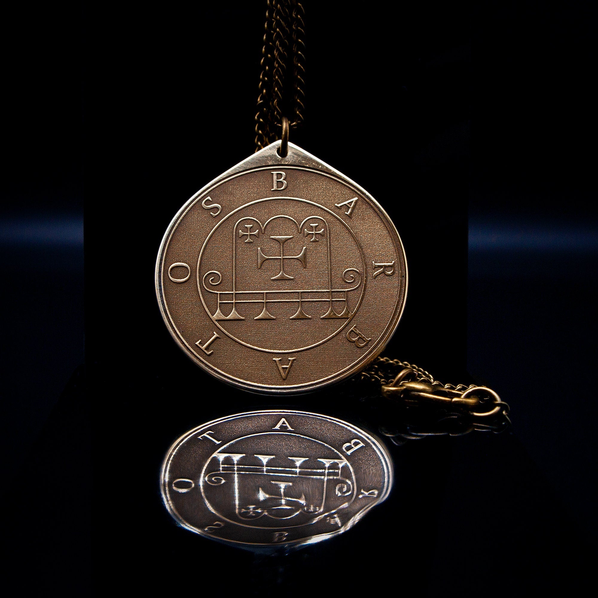Duke Barbatos Seal Pendant: Lesser Key of Solomon Amulet