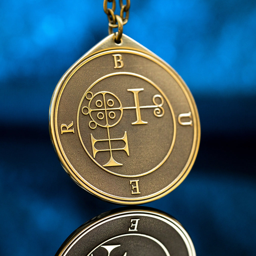 King Buer Seal Pendant: Lesser Key of Solomon Amulet