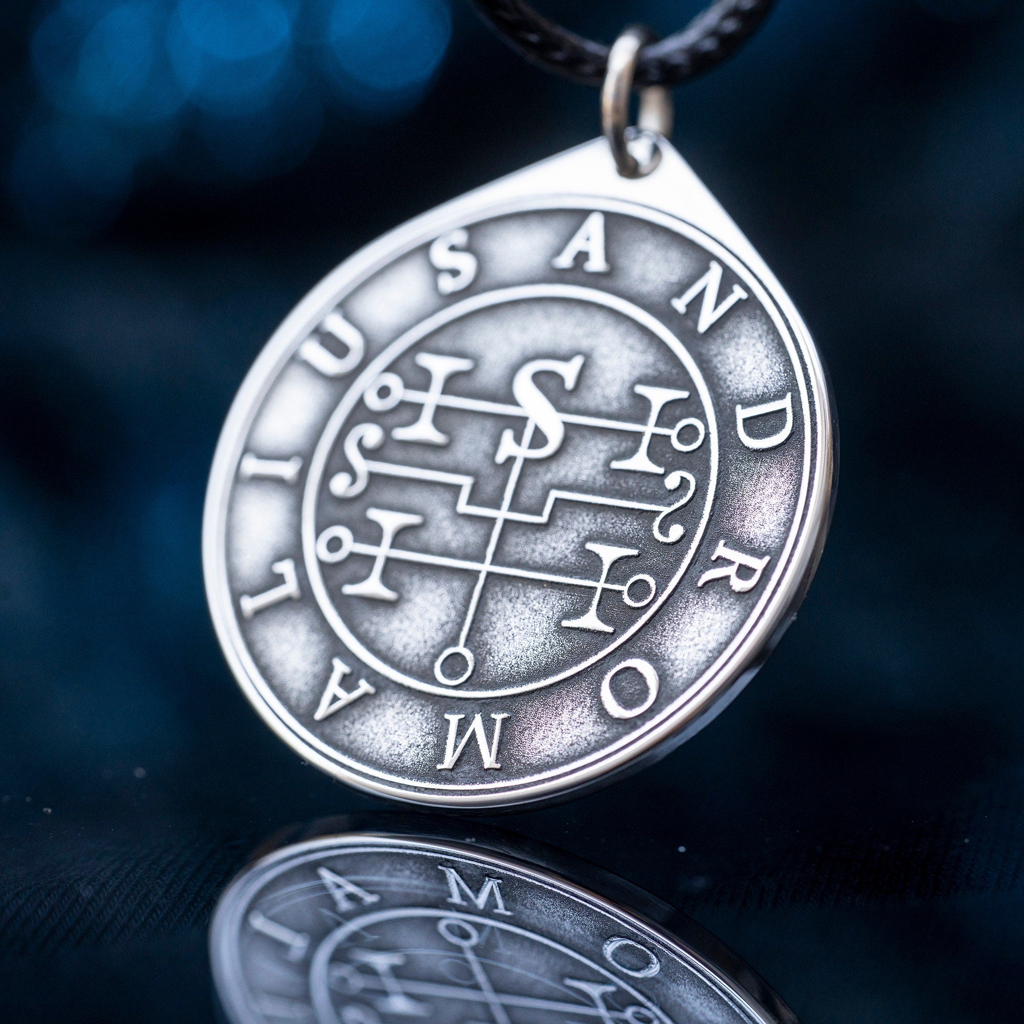 Earl Andromalius Demon of Thief and Wickedness - Lesser Key of Solomon Seal demon pendant amulet kabbalah occult magic goetia talisman