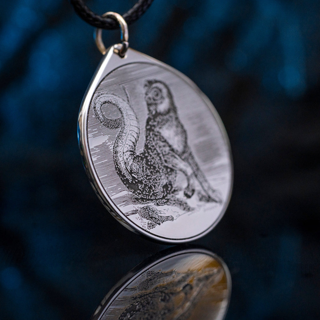 Amon Seal Amulet Pendant: Lesser Key of Solomon, Kabbalah Talisman