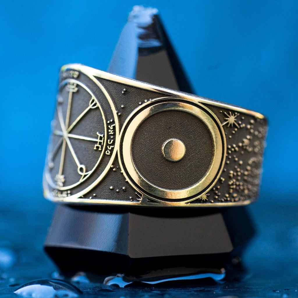 Goetia Second Pentacle of the Sun Ring: Kabbalah Solomon Amulet Talisman