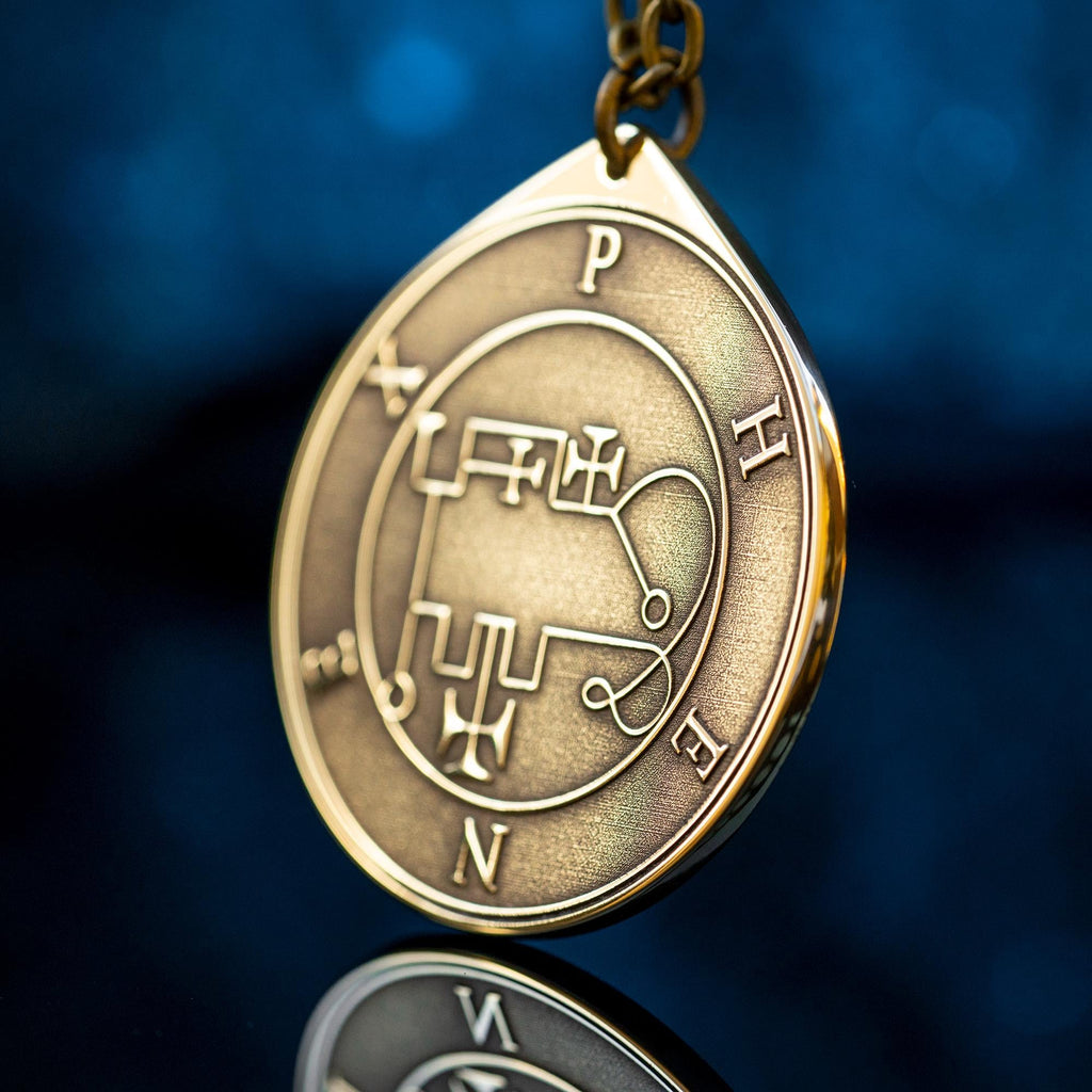 Marquis Phenex Demon of Excellent Poet - Lesser Key of Solomon Seal pendant amulet kabbalah occult magic goetia talisman