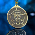 Foras Seal Pendant: Demon of Knowledge and Virtues, Solomon Kabbalah Amulet Goetia