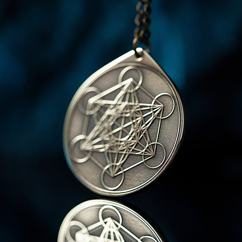 Archangel Metatron Seal Pendant: Kabbalah Amulet Talisman