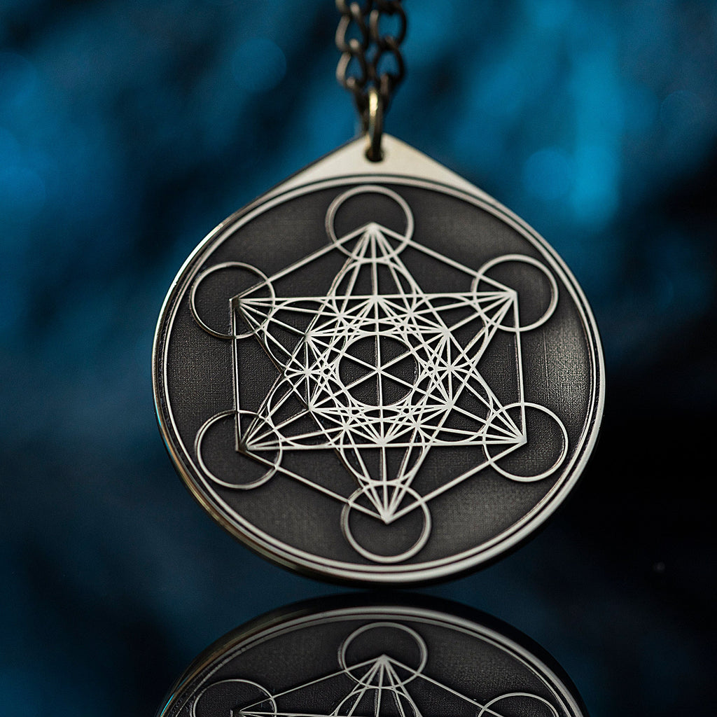 Archangel Metatron Seal Pendant: Kabbalah Amulet Talisman