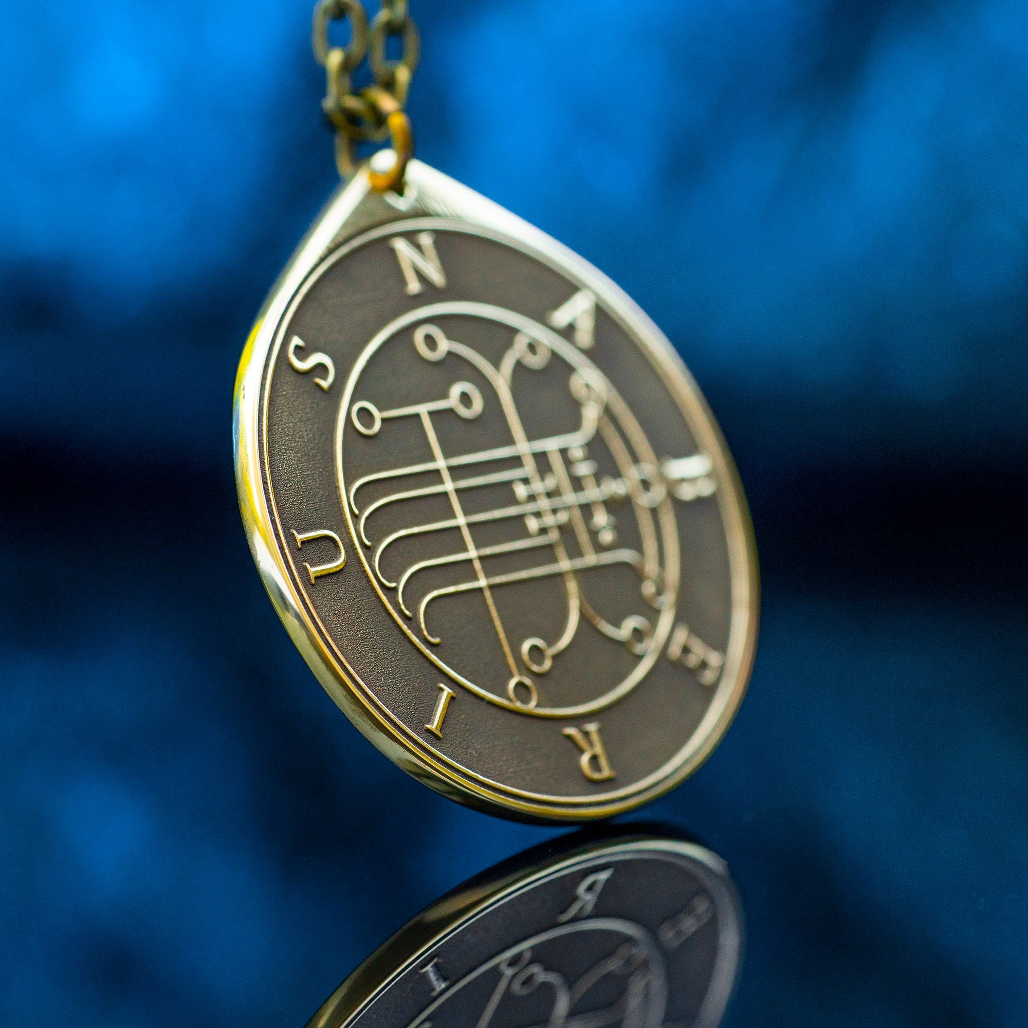 Marquis Naberius Seal Pendant: Lesser Key of Solomon Amulet