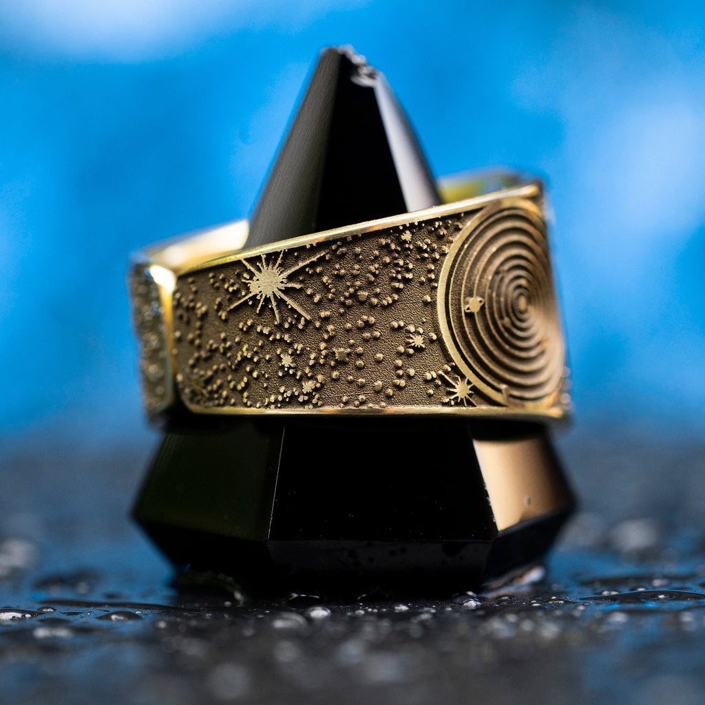 Goetia Second Pentacle of Mercury Seal Ring: Kabbalah Amulet Talisman