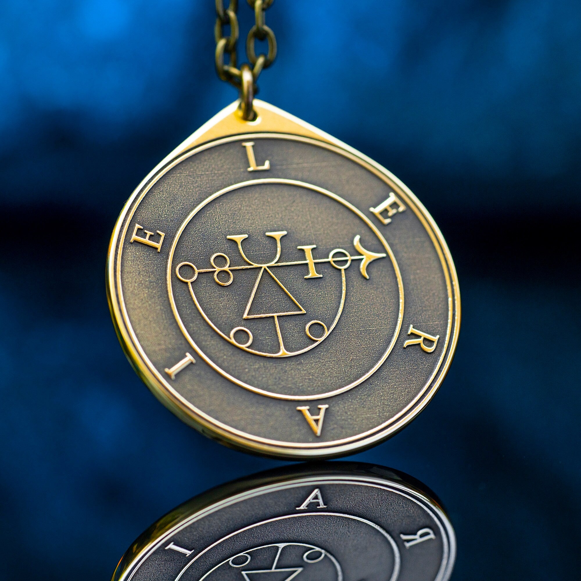 Leraie Seal ring: Demon of Sagittary and Putrefaction, Goetia Solomon amulet kabbalah occult magic
