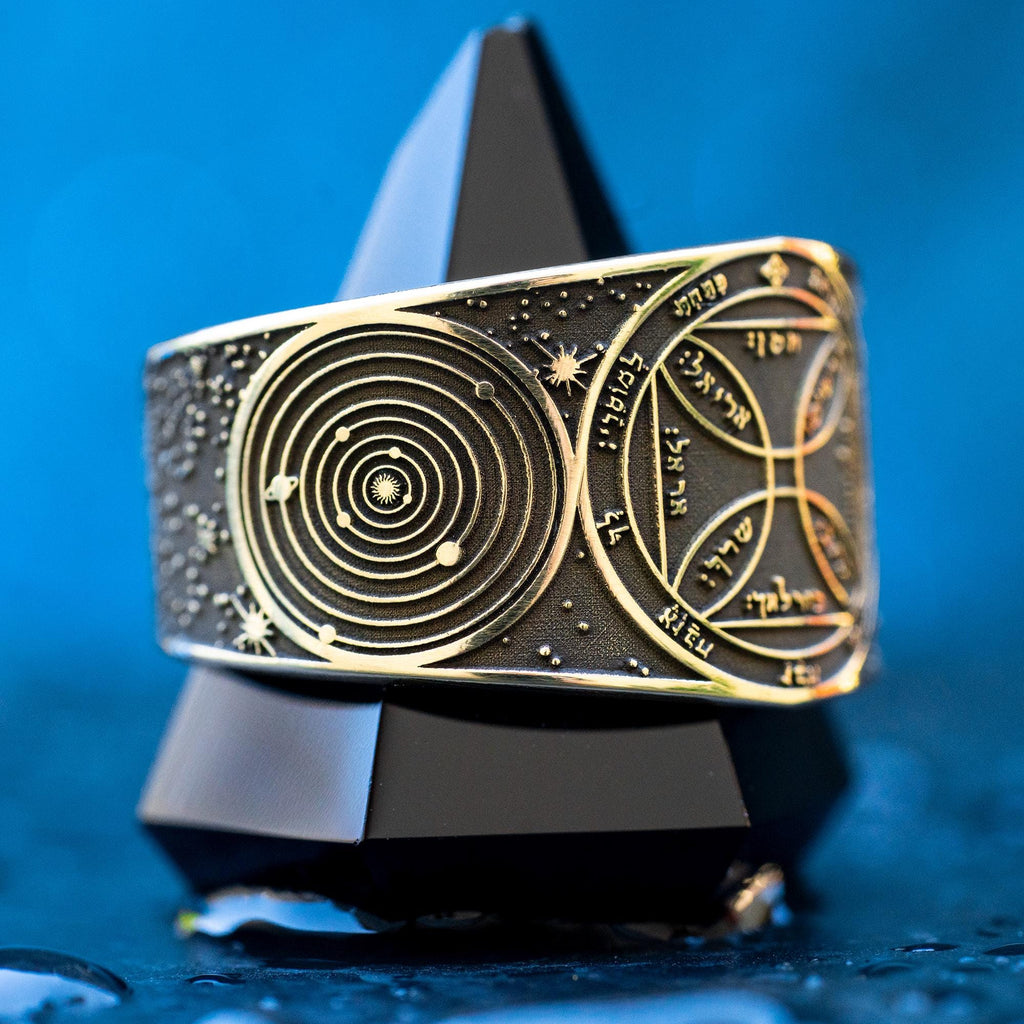 Goetia Seventh Pentacle of the Sun Ring: Kabbalah Amulet Talisman