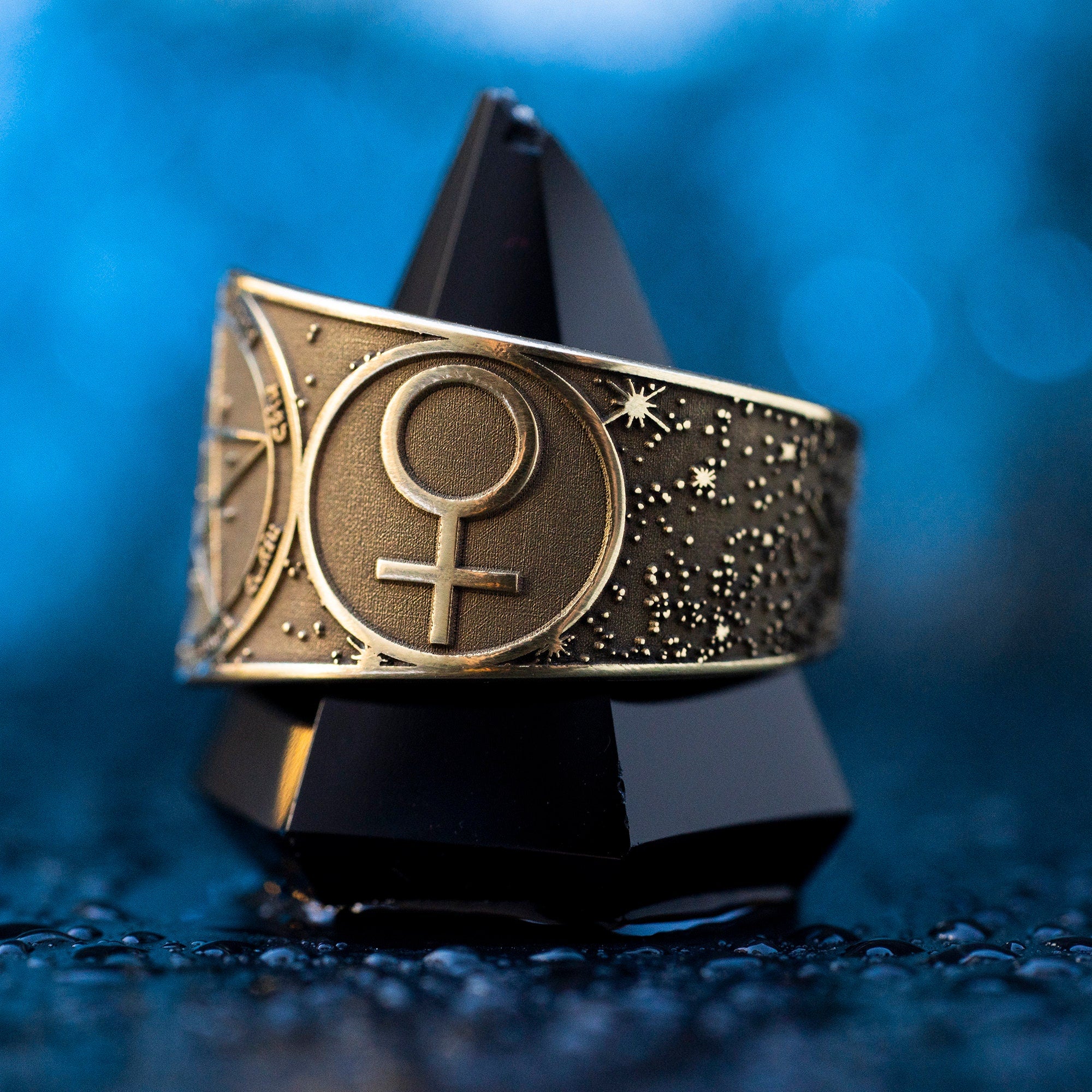 Goetia Second Pentacle of Venus Ring: Solomon Kabbalah Amulet Talisman