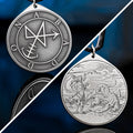 Abaddon Seal Pendant: Apollyon Demon, Kabbalah Magic Talisman