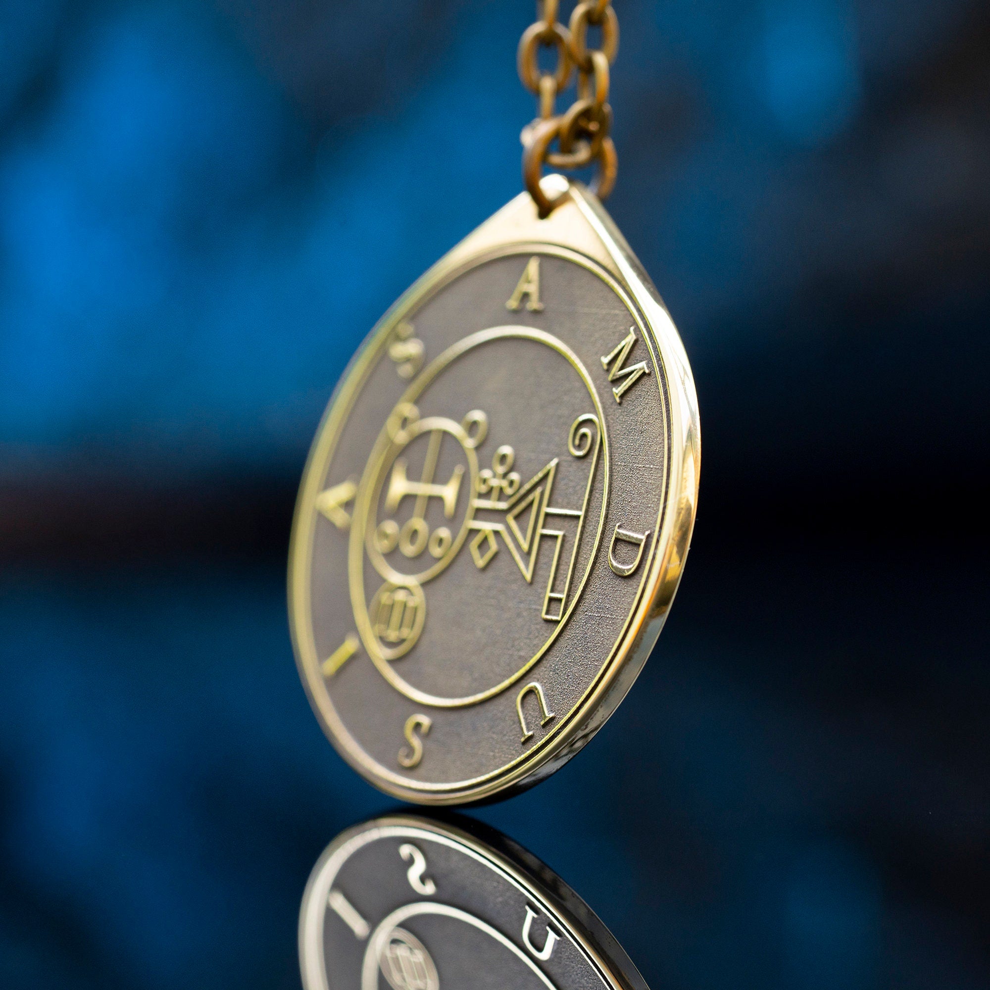 Amdusias Seal Pendant: Lesser Key of Solomon Amulet