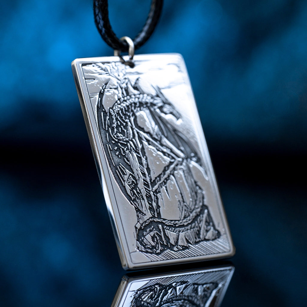 Thurisaz Rune Unconscious Active Defensive Force Celtic Dragon Elder Futhark Rune viking magic amulet kabbalah pendant talisman