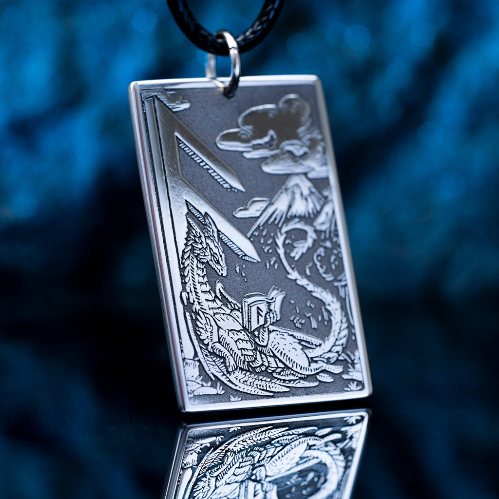 Ansuz Rune Mental Stability and Inspiration with Knowledge Celtic Dragon Elder Futhark Rune viking magic amulet kabbalah pendant talisman