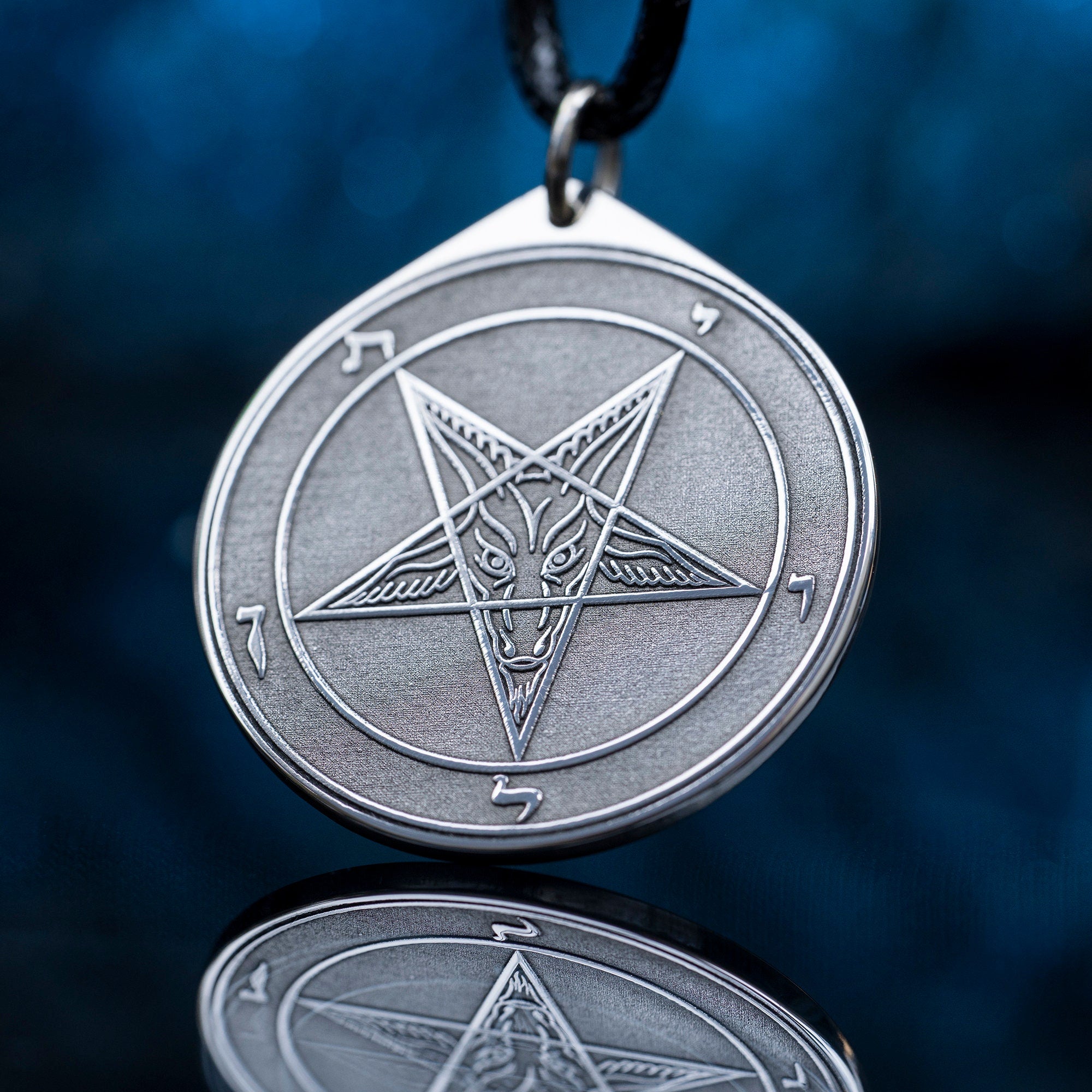 Baphomet Seal Pendant: Lord of Duality and Enlightenment, Solomon Goetia Talisman