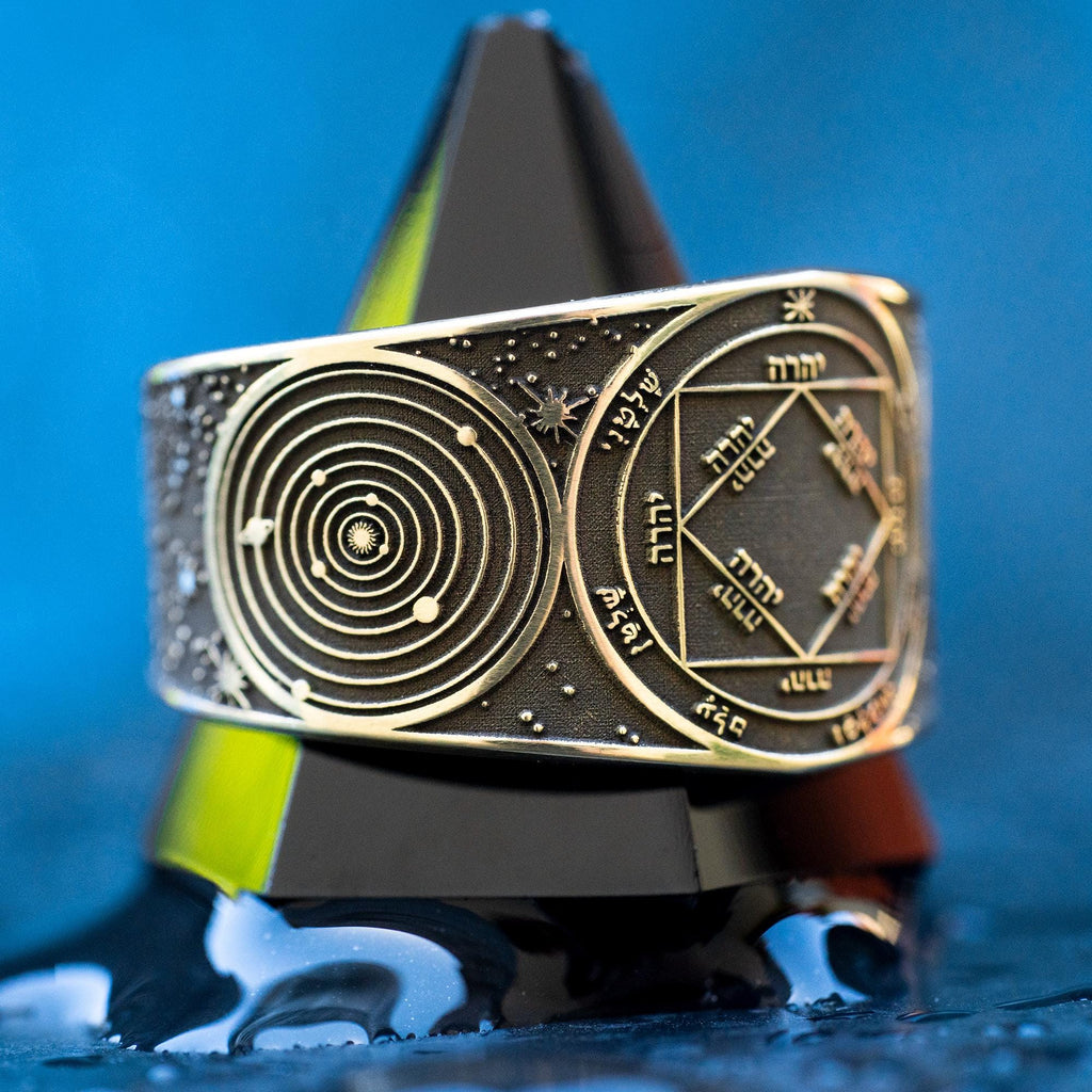 Third Pentacle of the Sun Ring: Kabbalah Solomon Goetia Amulet