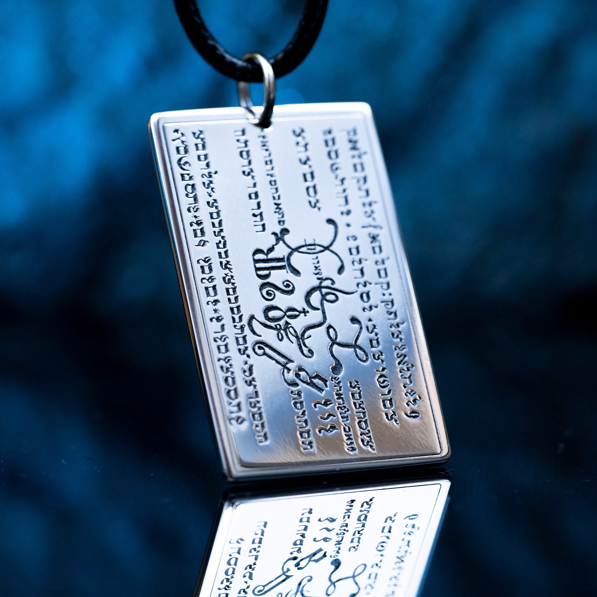 Third seal of Moses Kabbalah Pendant: Ministering Throne Angels, Mystical Amulet