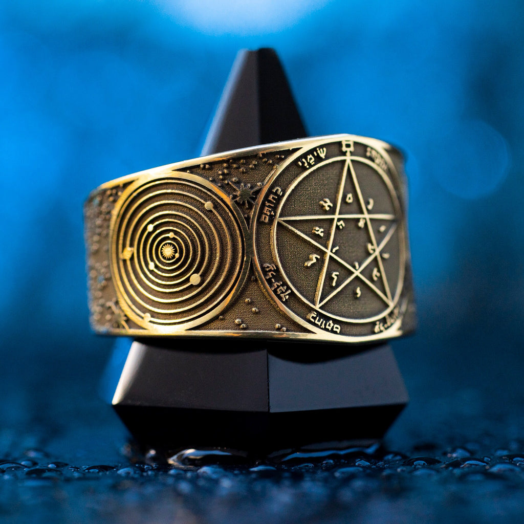 Goetia Second Pentacle of Venus Ring: Solomon Kabbalah Amulet Talisman