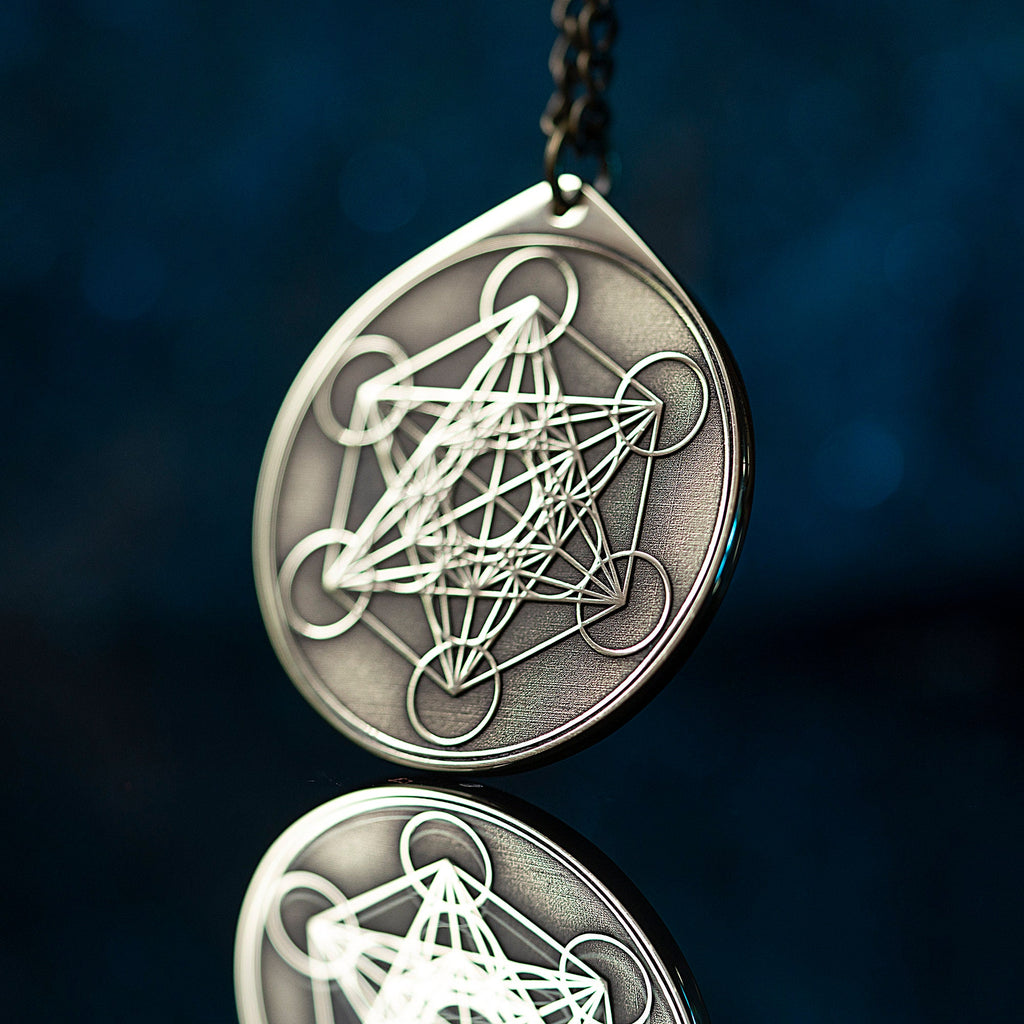 Archangel Metatron Seal Pendant: Kabbalah Amulet Talisman