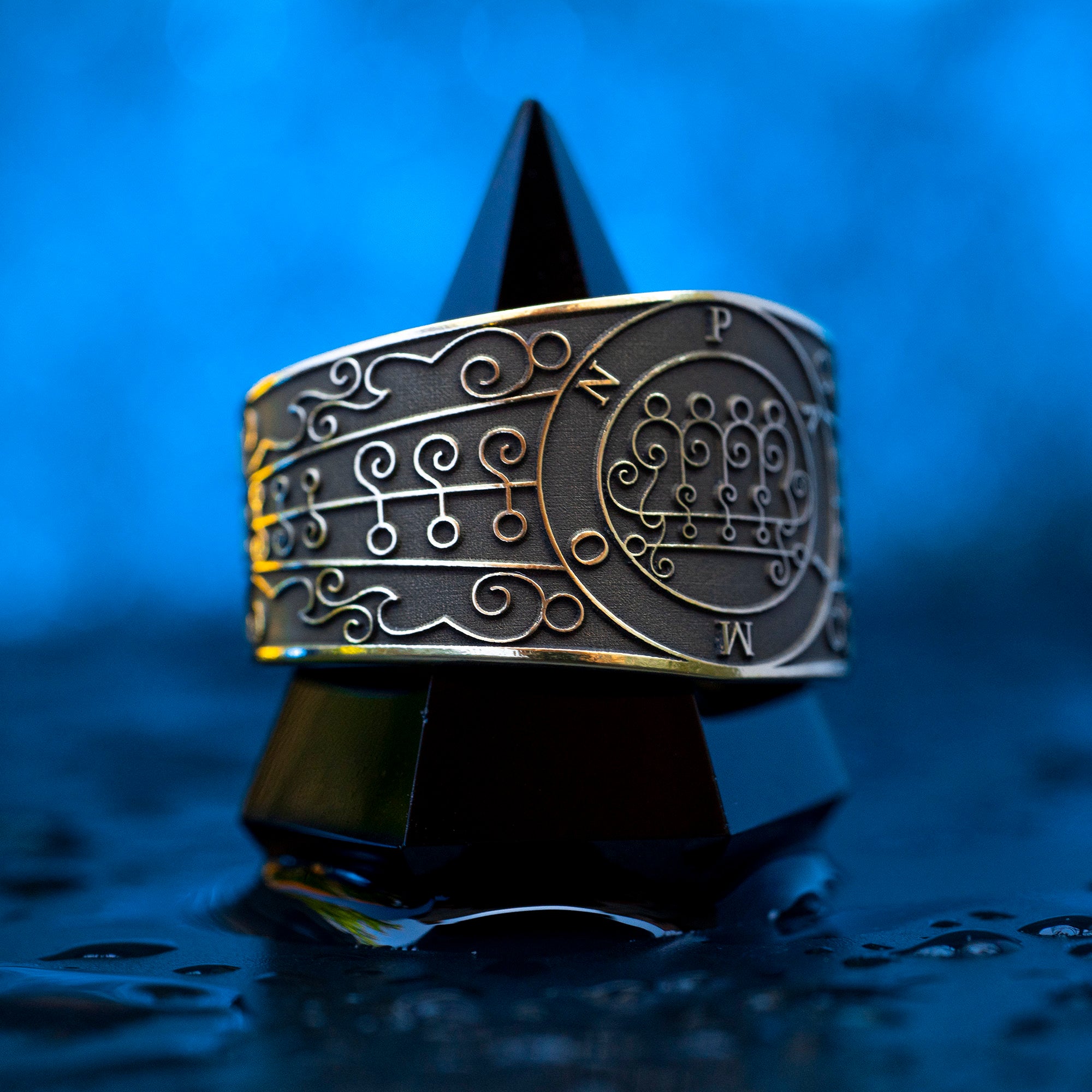 Paimon Seal Ring: Demon of Authority and Knowledge,Goetia Solomon Kabbalah Talisman