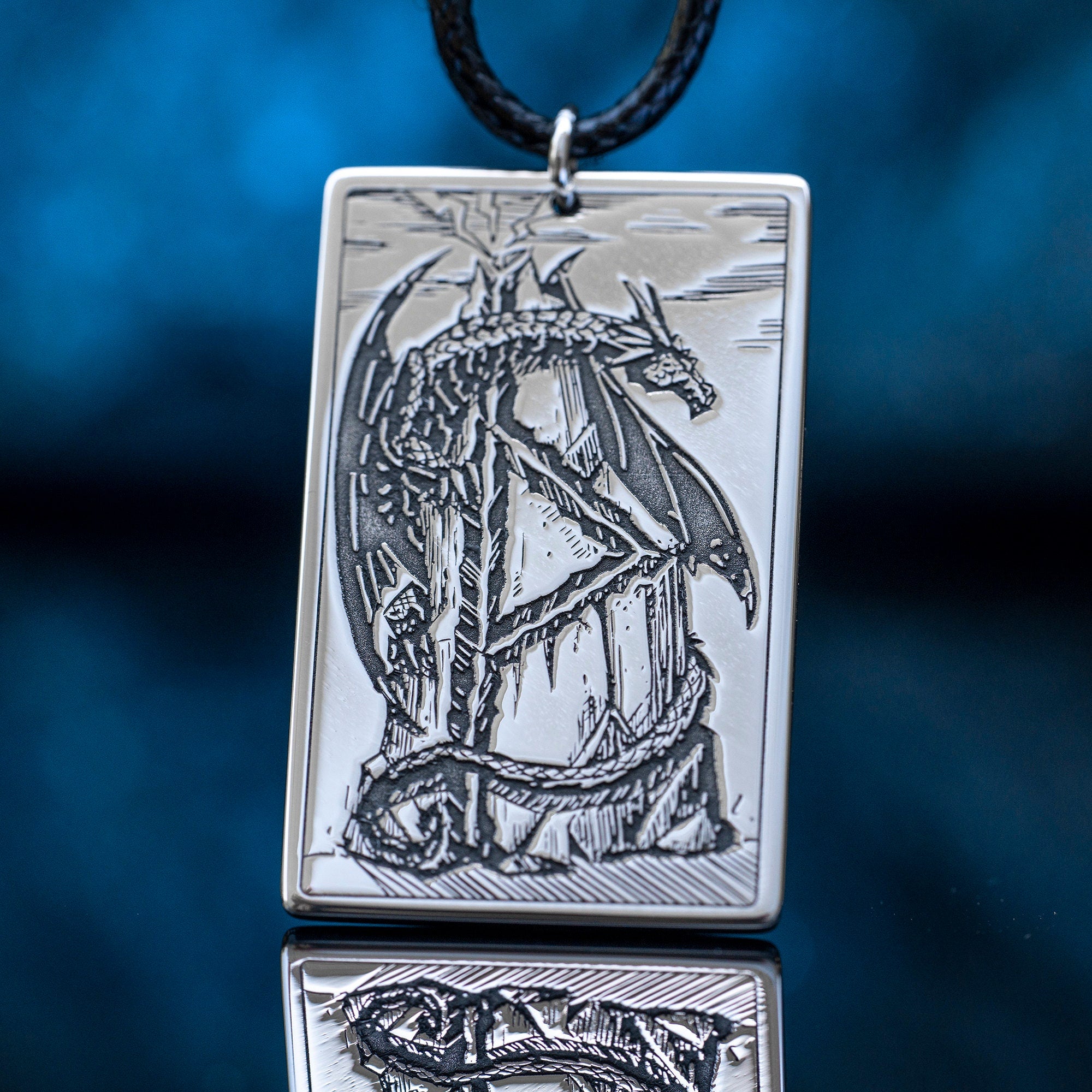 Thurisaz Rune Unconscious Active Defensive Force Celtic Dragon Elder Futhark Rune viking magic amulet kabbalah pendant talisman