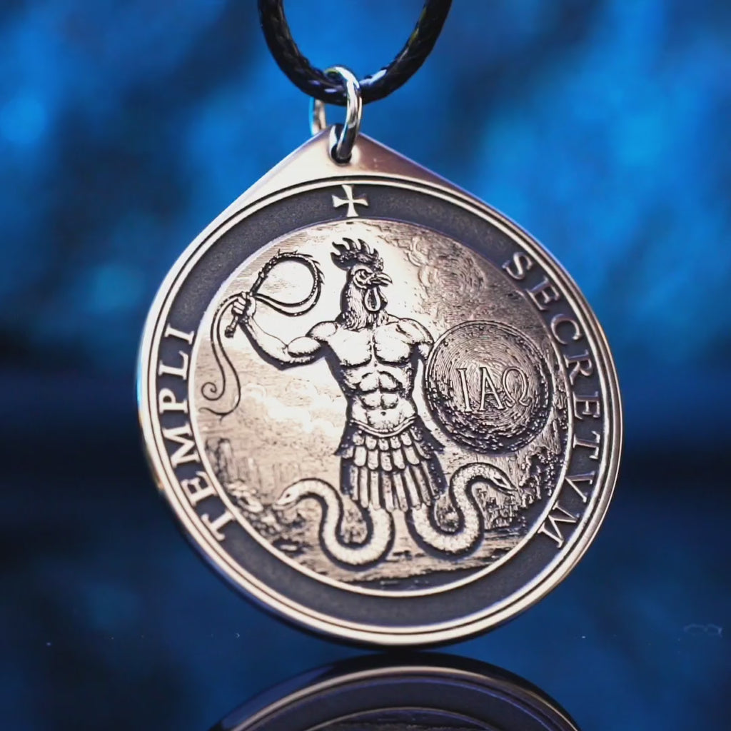 Abraxas Sigil Pendant: Gnostic Symbol of Protection, Balance and Personal Sovereignty