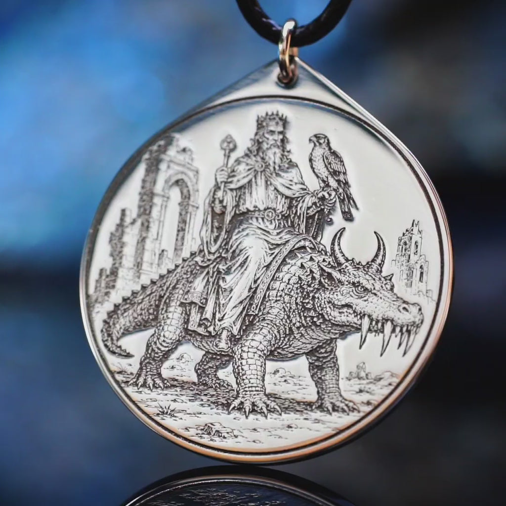 Vassago Seal Pendant: Demon of Prophecy, Hidden Things, Lost Knowledge, Ars Goetia Talisman