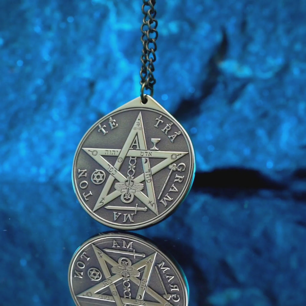 Tetragrammaton Pentagram Amulet: Goetia Solomon Seal Kabbalah Talisman